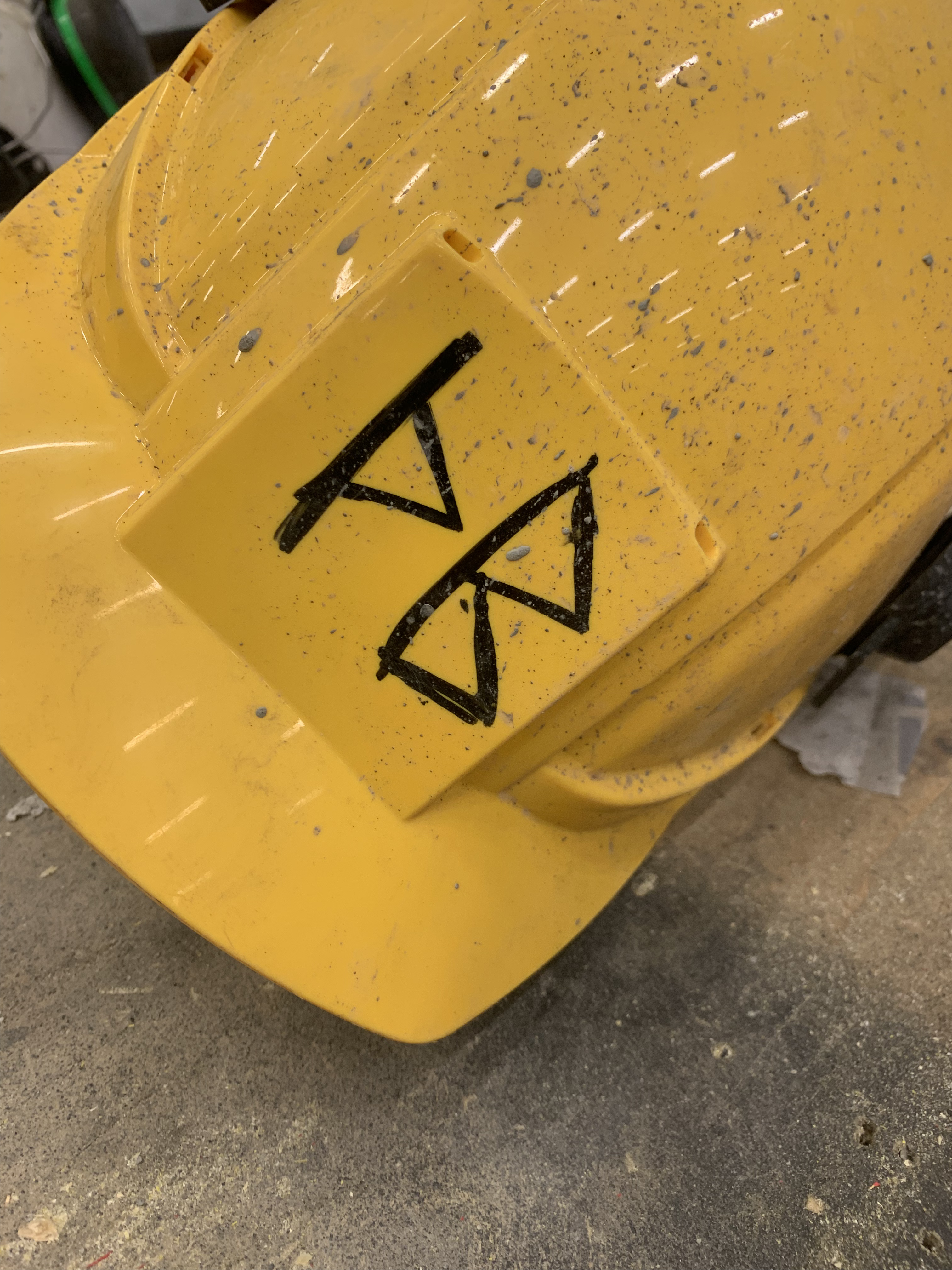 Picture of my Hardhat from my construction job